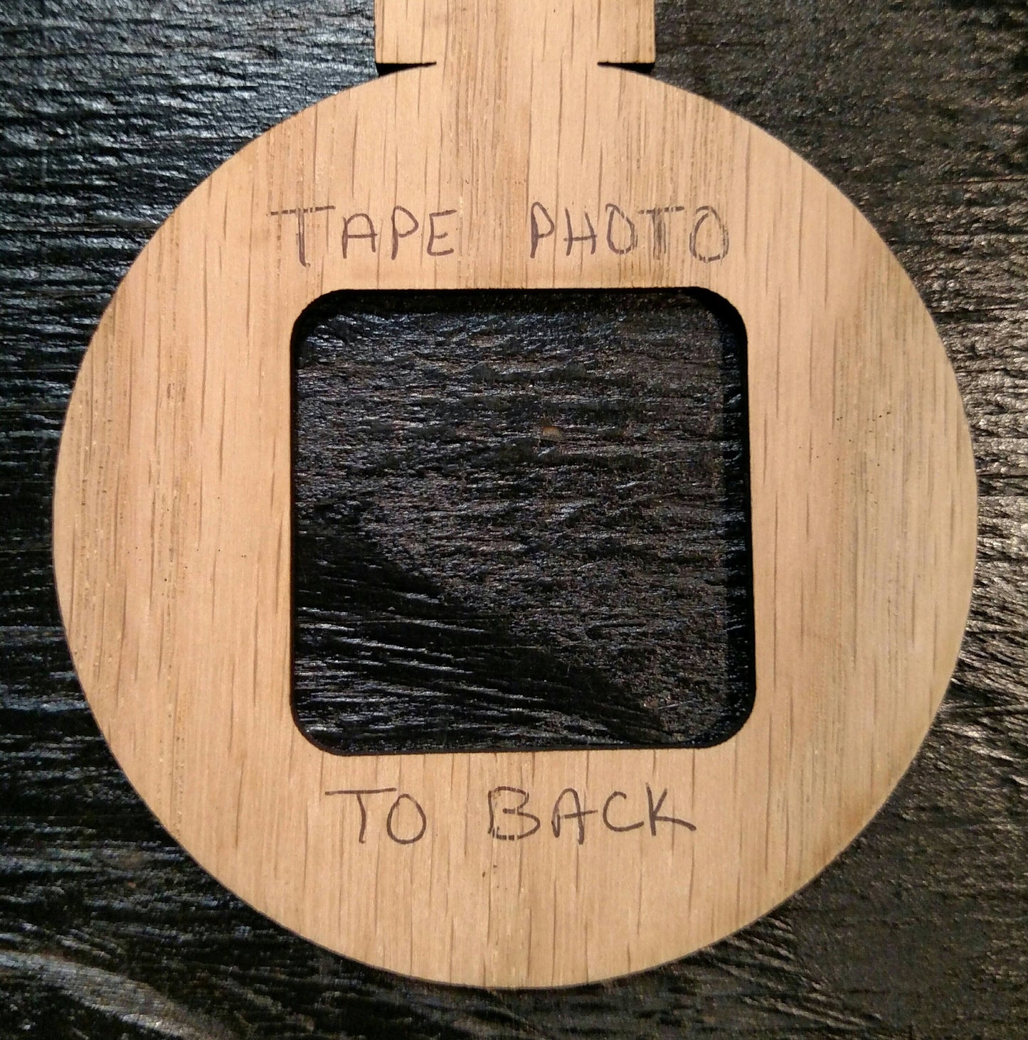 3" Baby’s First Christmas Ornament | Engraved Photo Frame | Personalized Name & Year Keepsake | Custom Wooden Penguin Holiday Gift