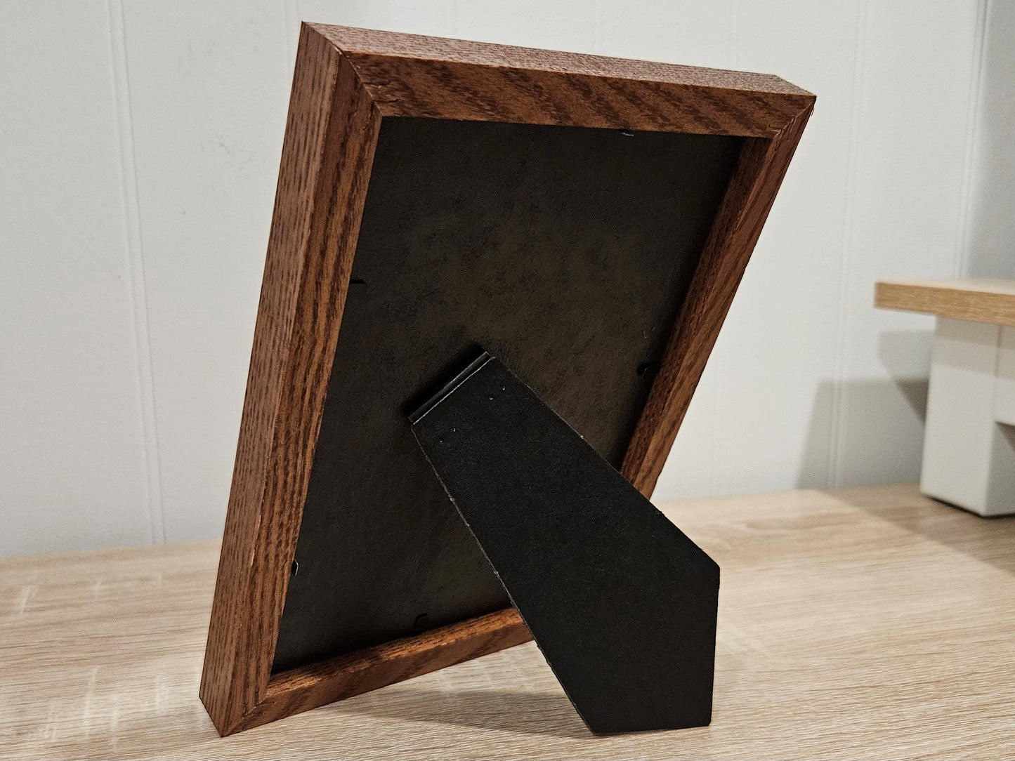 5x7 First Halloween Skeleton Heart Hands Picture Frame for 2 1/4" x 2 7/8" opening for Photo - Love is Spooky - Halloween Decor