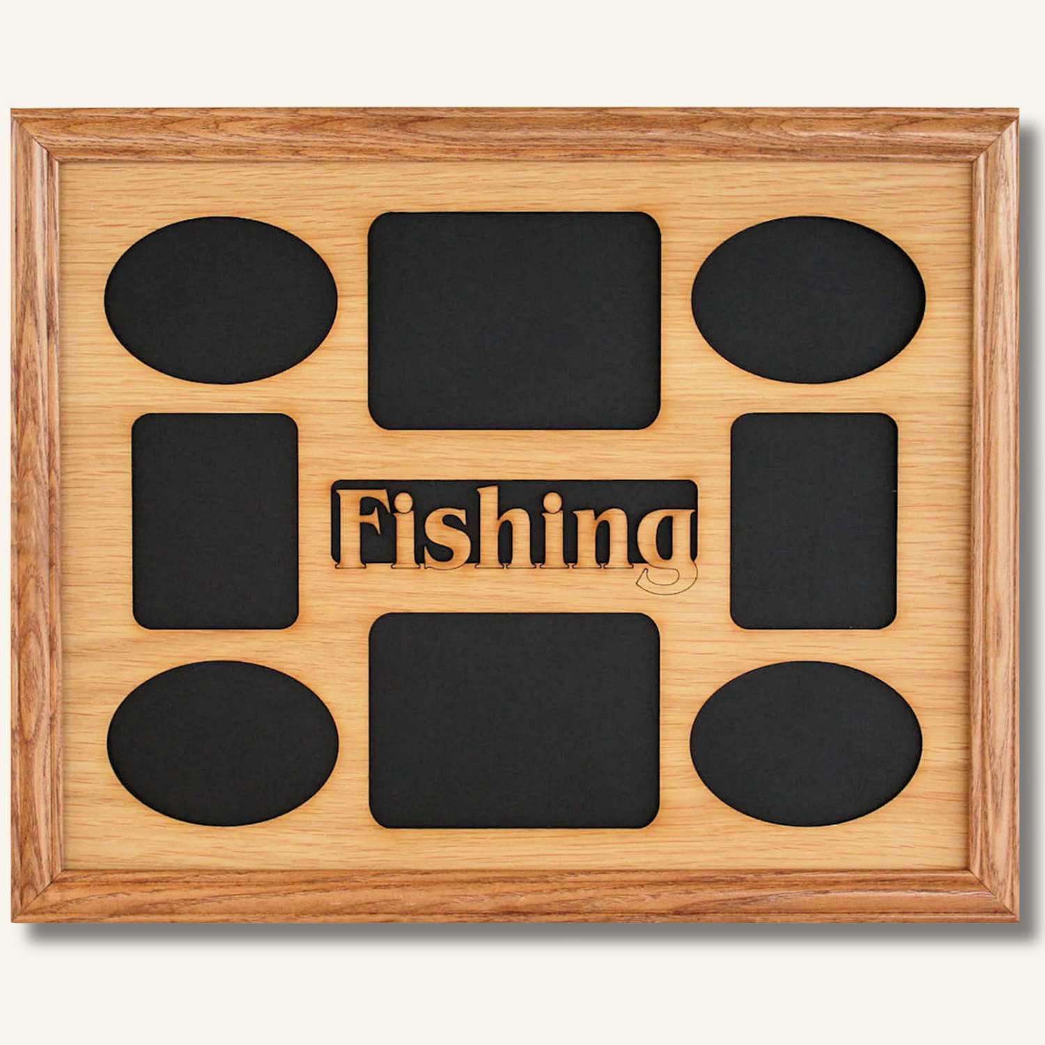 Custom fishing photo frame