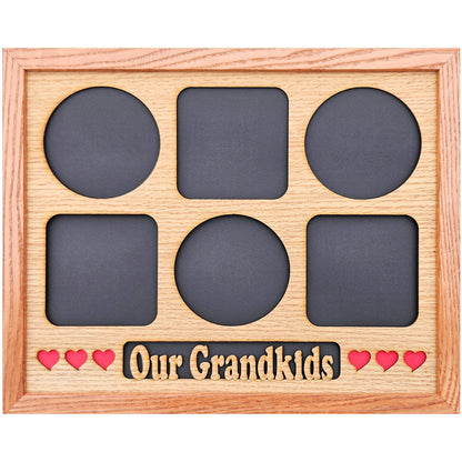 Our Grandkids 11x14 Picture Frame | Grandchildren Photo Collage | Grandparents Gift