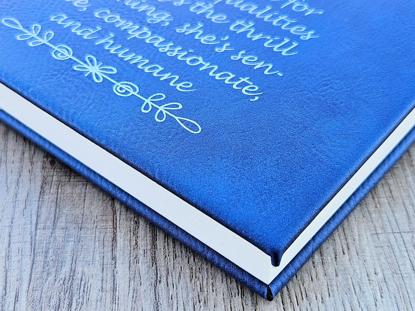 Leatherette Journal Personalized with Name Meaning - Lined Pages - comes in many colors including Blue - Journal for Women, Girls, Moms