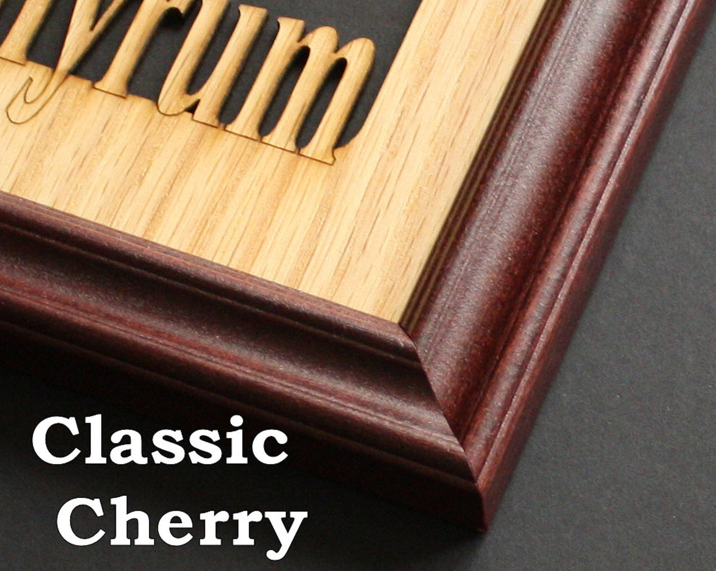 Personalized Name Frame 8x10 | Custom Picture Frame with Engraved Mat for 5x7 or 8x10 Photo | Gift for Parents | Grandparents & Baby Showers