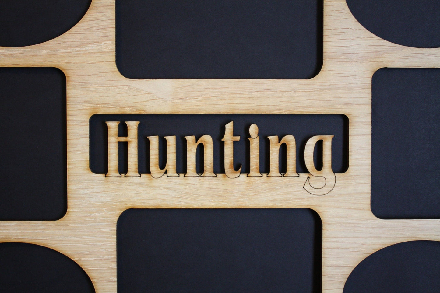 11x14 Hunting Wood Mat Collage insert for Frame - Deer Elk Bear Moose Mountain Lion Turkey Duck and More