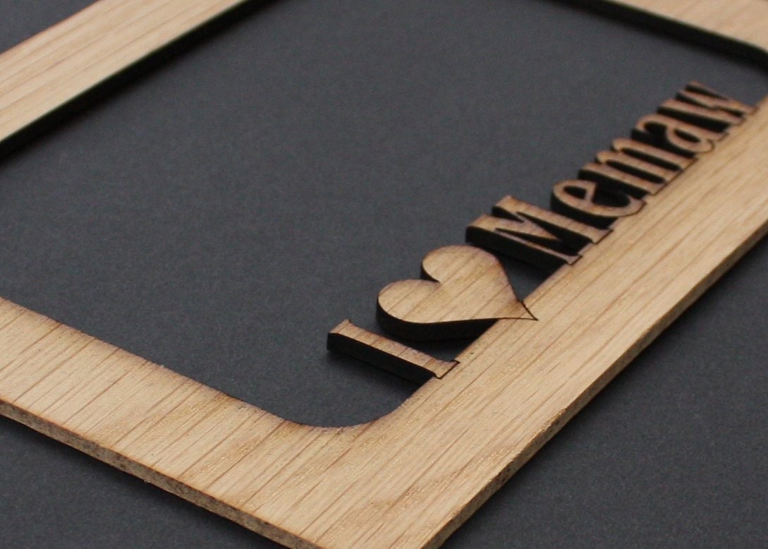 5x7 I Love Memaw mat insert for picture frame – Memaw gifts, Gift for Memaw, Grandparent gifts, Grandkids, Grandchildren