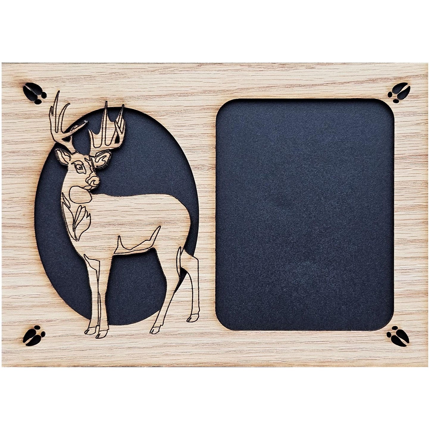 5x7 First Buck Deer Hunting Picture Frame - Wildlife - Gift for Hunter - Gift for Dad - Gift for Mom