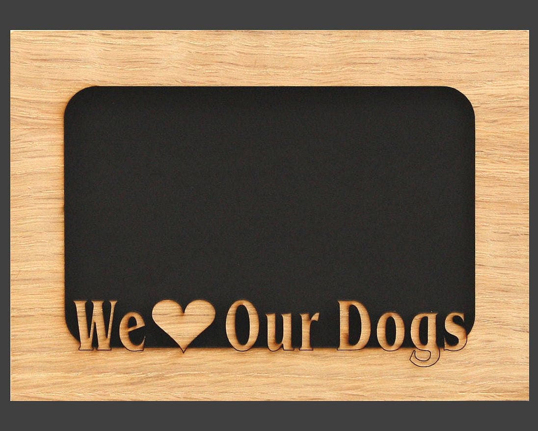 5x7 Dog Picture Frame Mat Insert for Frame - Dog Paw - Dog Photo Frame - Pet Gift - Use for Pet Memorial - Dog Photo Frame