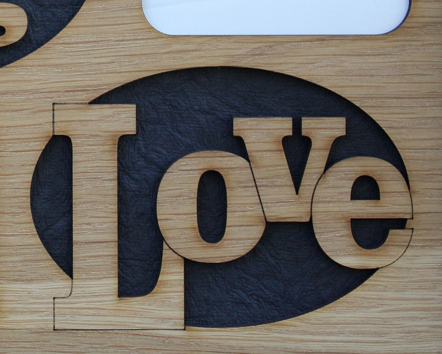 8x10 Live Laugh Love Wood Mat Collage Insert for Frame
