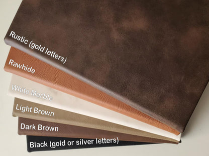Leatherette Journal Personalized with Name Meaning - Lined Pages - comes in many colors including Rawhide - Journal for Women, Girls, Moms