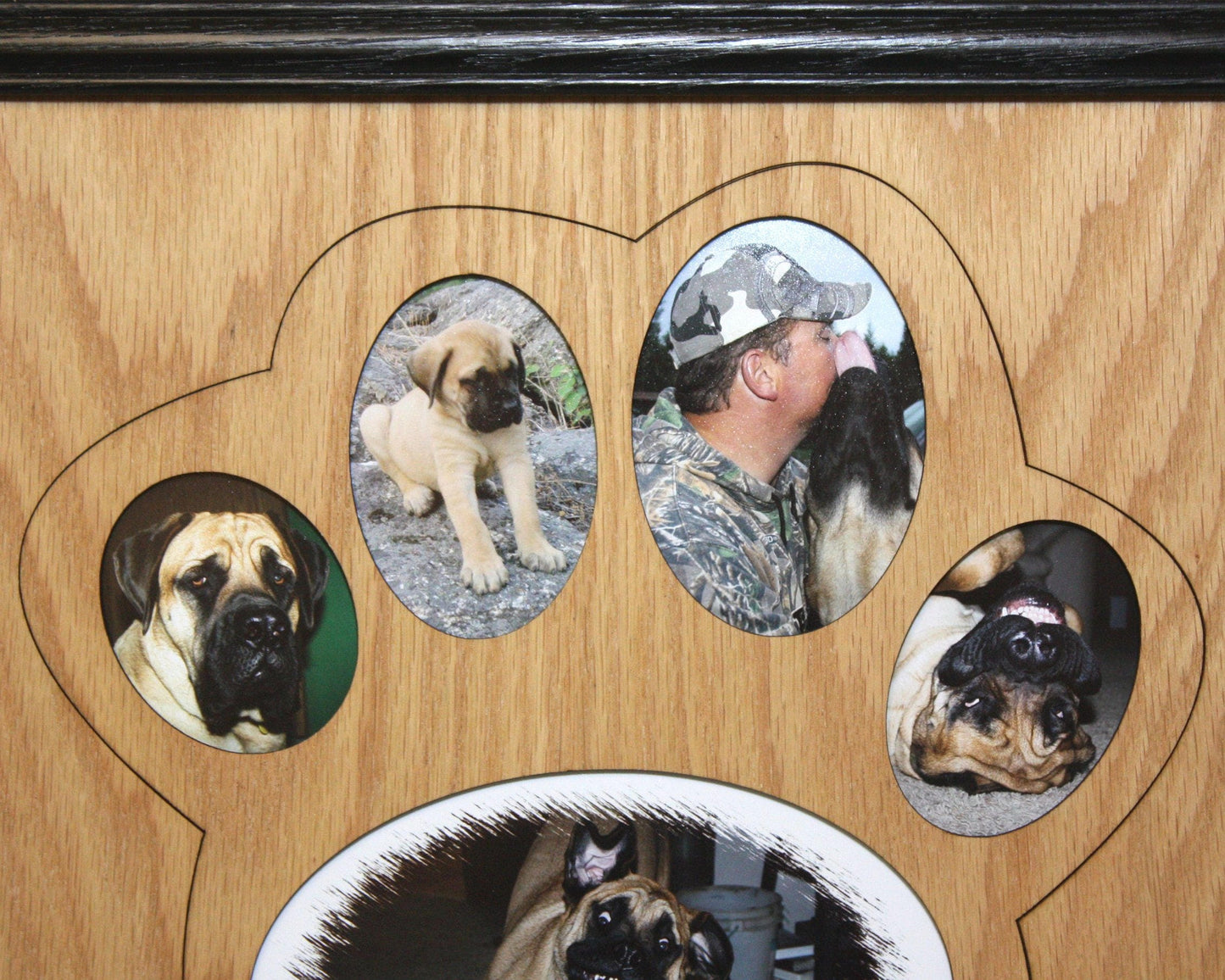 11x14 Dog Picture Frame Collage Mat Insert for Frame - Dog Paw - Dog Photo Frame - Pet Gift - Use for Pet Memorial - Custom Picture Frame