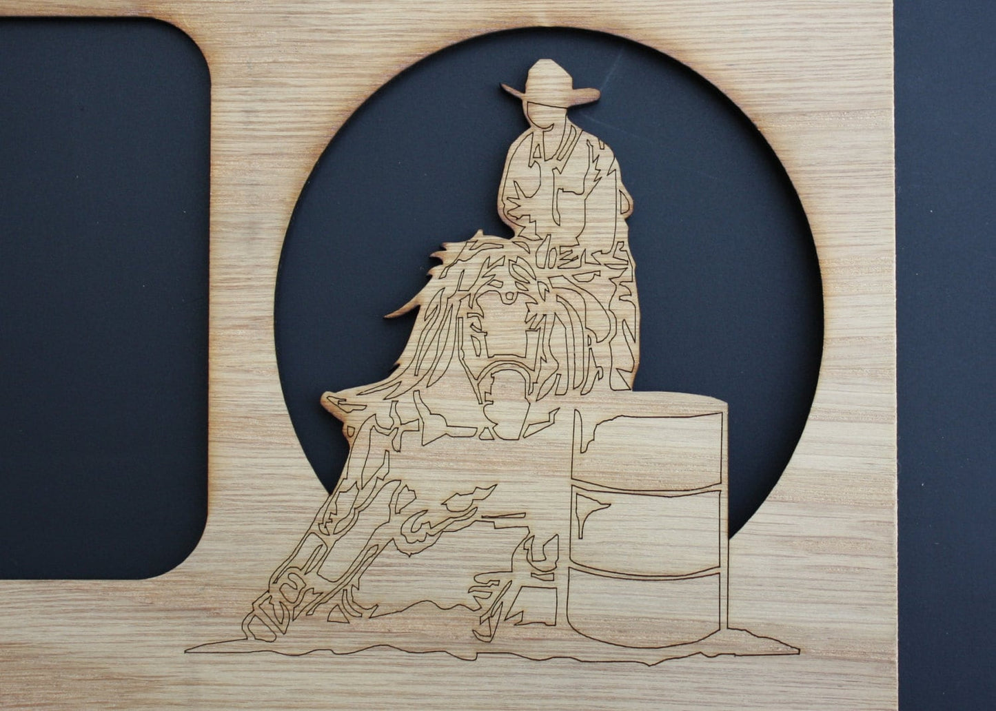 11x14 Barrel Racing Picture Frame Collage Mat Insert - Barrel Racer - Rodeo Mom Gift - Equestrian Gift - Western Decor - FRAME NOT INCLUDED