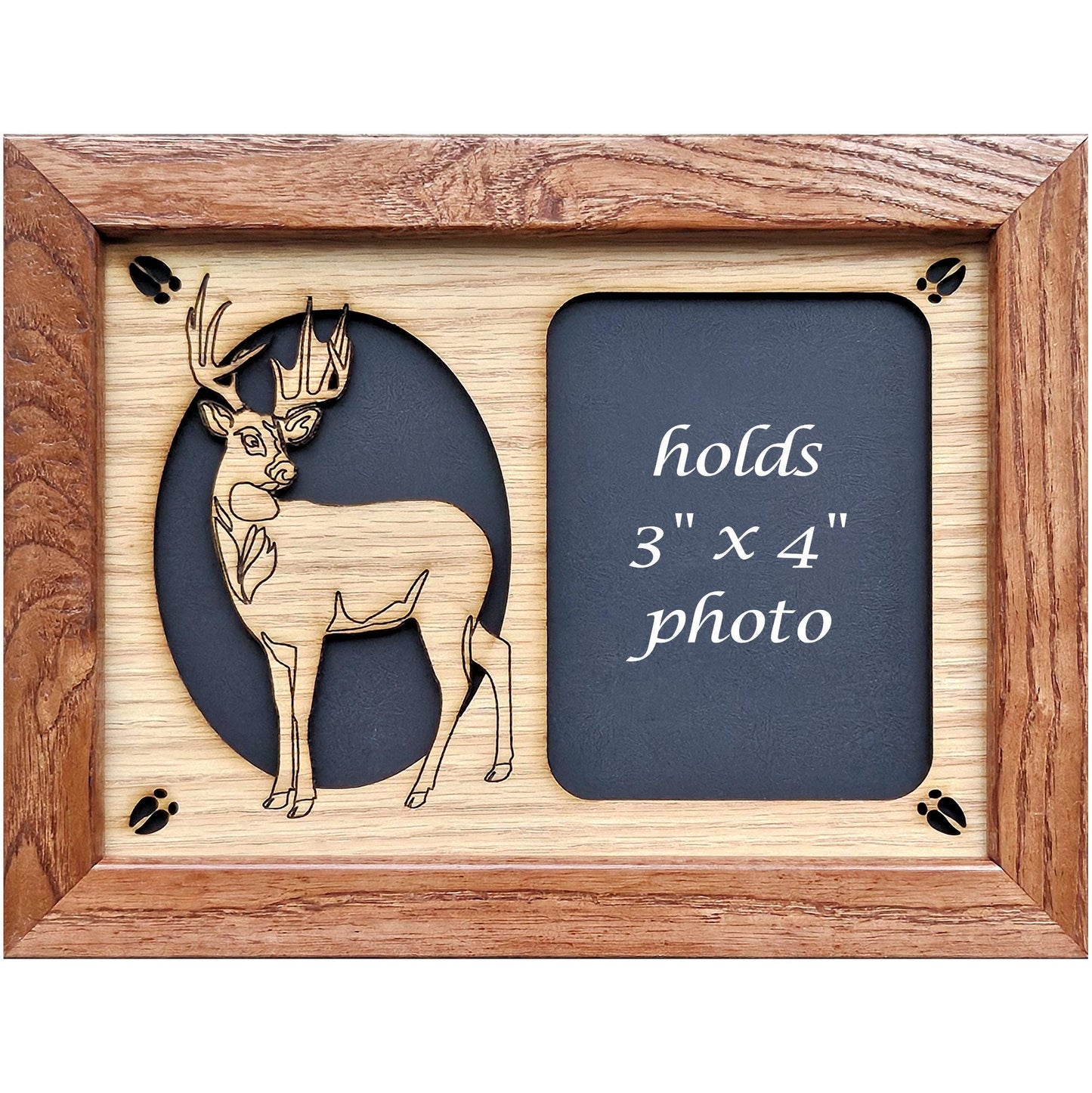 5x7 Deer Hunting Picture Frame - First Buck - Wildlife - Gift for Hunter - Gift for Dad - Gift for Mom