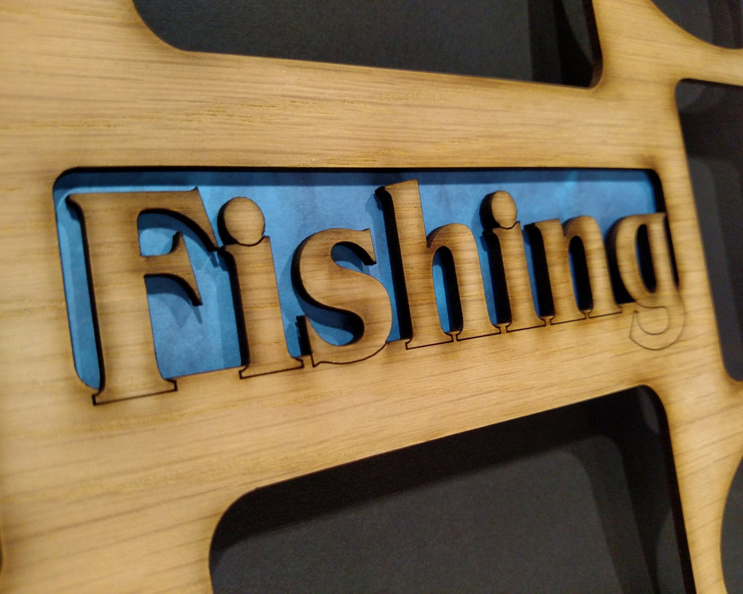 11x14 Fishing Picture Frame Collage Mat Insert - Fishing Gift - Fishing Decor - Fishing Frame - Gift for Fisherman - FRAME NOT INCLUDED