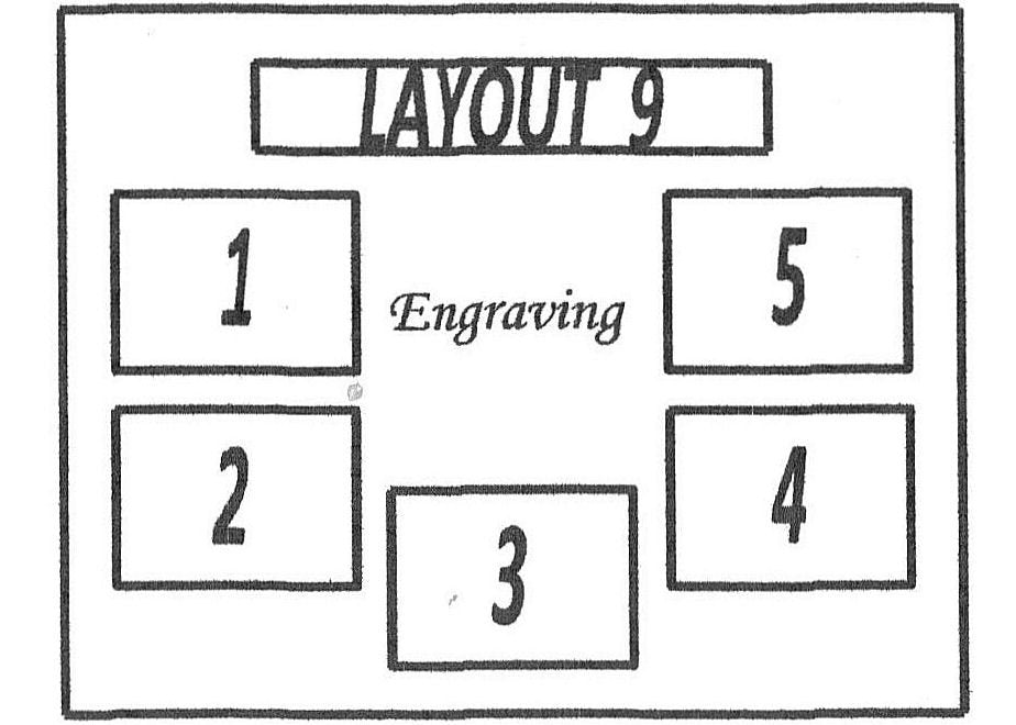 1 to 5 Grandkids Names Mat Insert (ONLY) for 11x14 Picture Frame - Gifts for Grandparents Grandchildren Personalized Customized