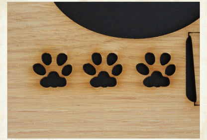 11x14 Dog Picture Frame Collage Mat Insert with Frame Options - Dog Paws - Dog Photo Frame - Pet Gift - Use for Pet Memorial - Pet Frame