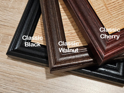 8x10 Wood Picture Frame Collection with Glass & Easel Back | Architect and Classic Styles for Every “Frame” of Life