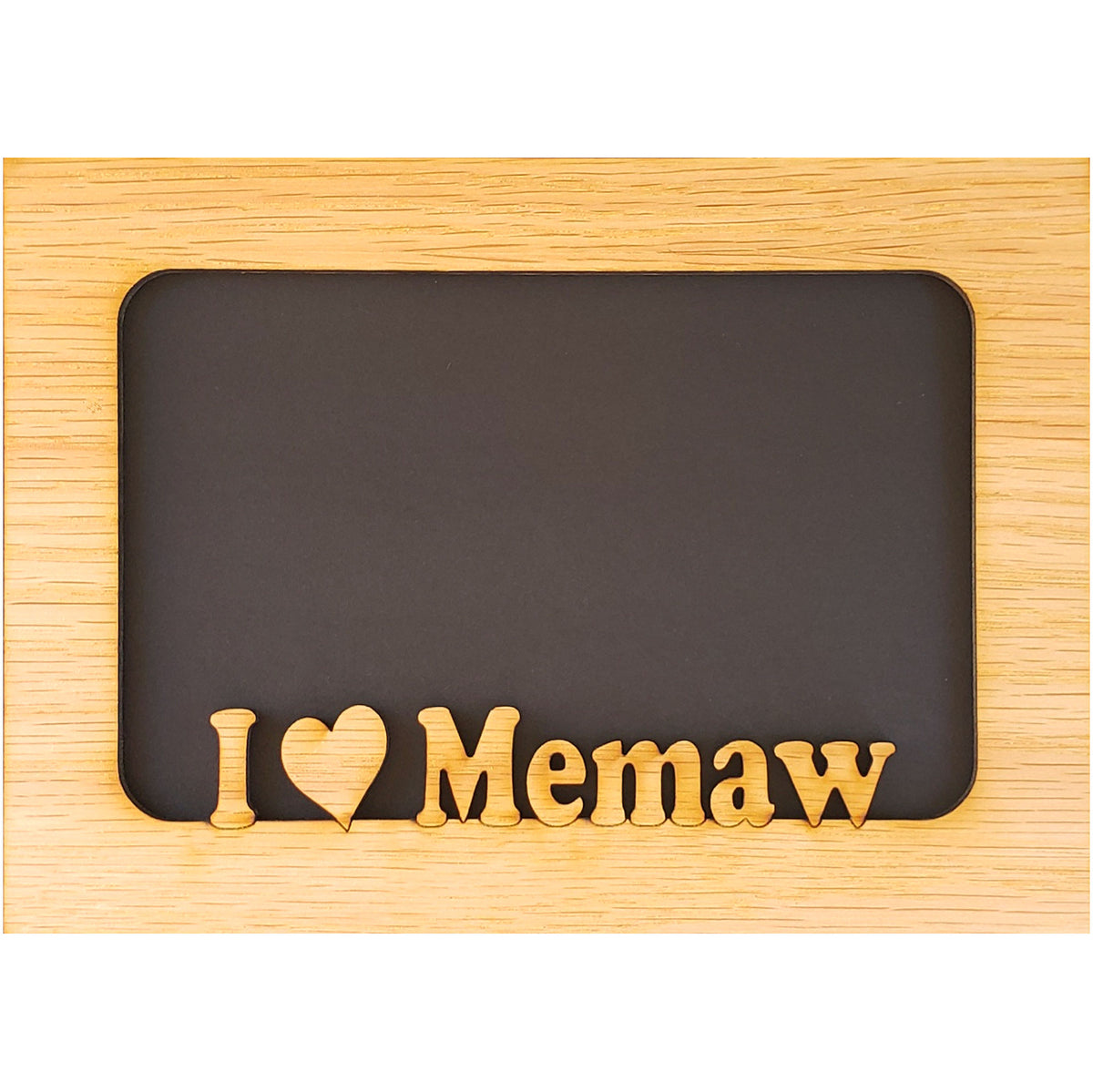 5x7 I Love Memaw Picture Frame | Memaw Gift | Wood Photo Frame