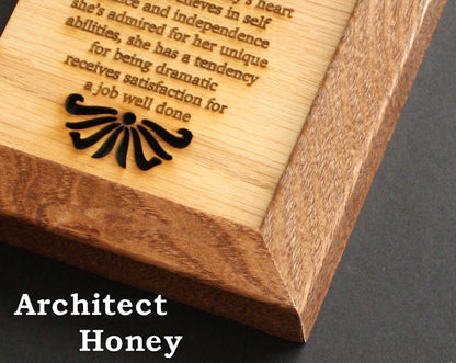 5x7 Name Meaning Picture Frame 5x7 Mat Insert for 3-1/2 x5 or 4x6 photo Personalized Baby Gifts Grandparent Day Custom Wooden Laser Engraved