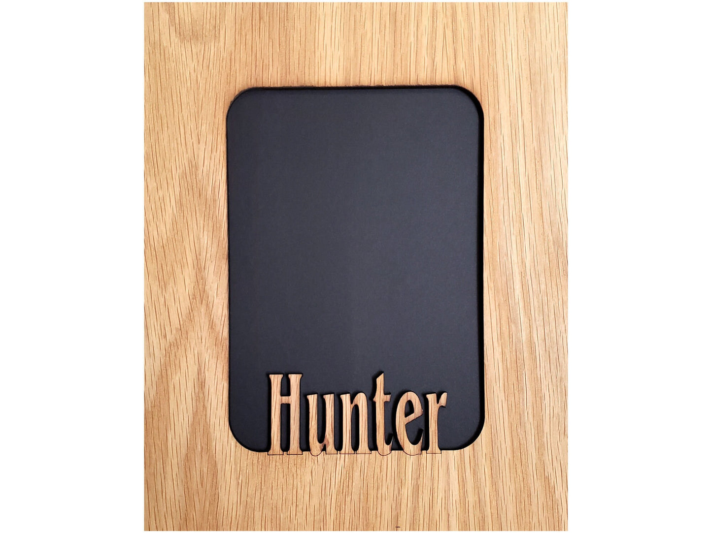 Personalized Name Frame 8x10 | Custom Picture Frame with Engraved Mat for 5x7 or 8x10 Photo | Gift for Parents | Grandparents & Baby Showers