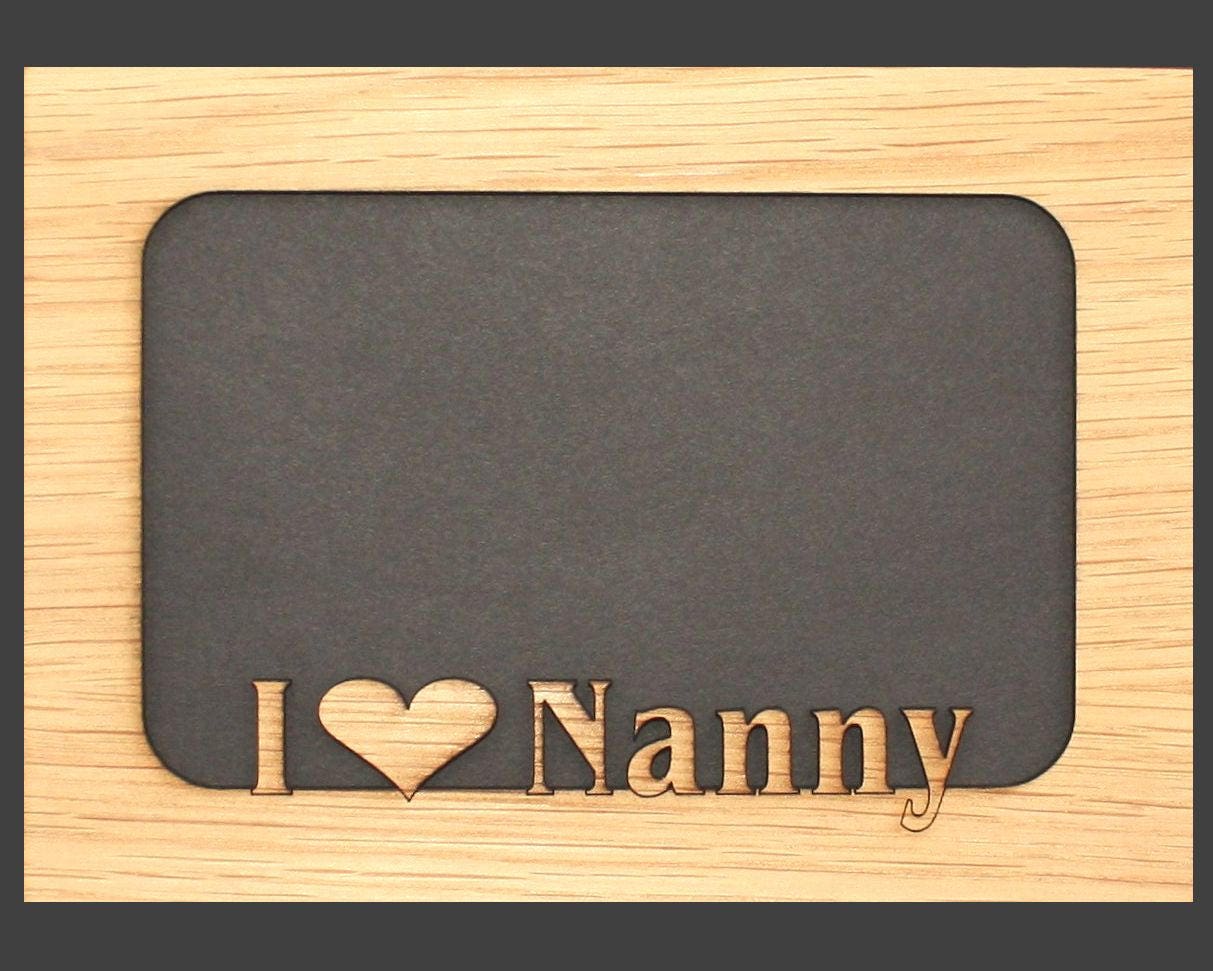5x7 Nanny Matte Insert for picture frame (FRAME NOT INCLUDED) – Nanny gift, Gifts for Nanny, Grandparent gifts, Grandkids, Grandchildren