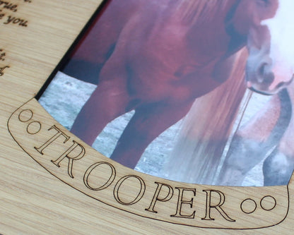 8x10 Pet Memorial Insert ONLY for Picture Frame Dog Memorial Frame Cat Memorial Frame Pet Memorial Gifts Picture Frames Horse Memorial