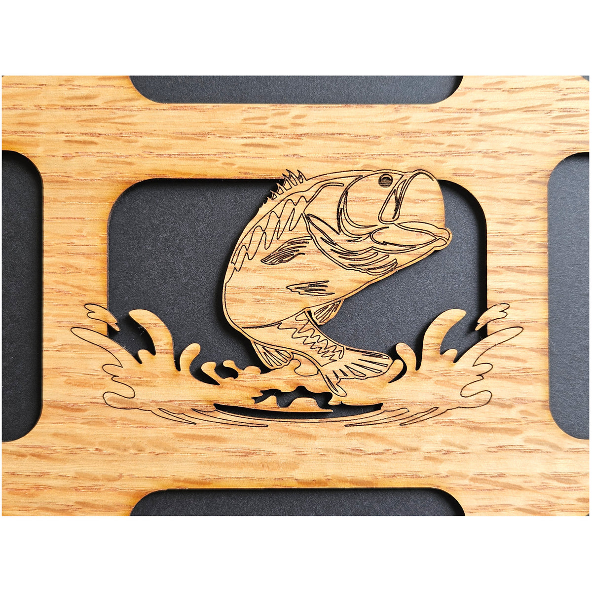 11x14 Bass Fishing Picture Frame | Fishing Photo Collage | Fisherman Gift
