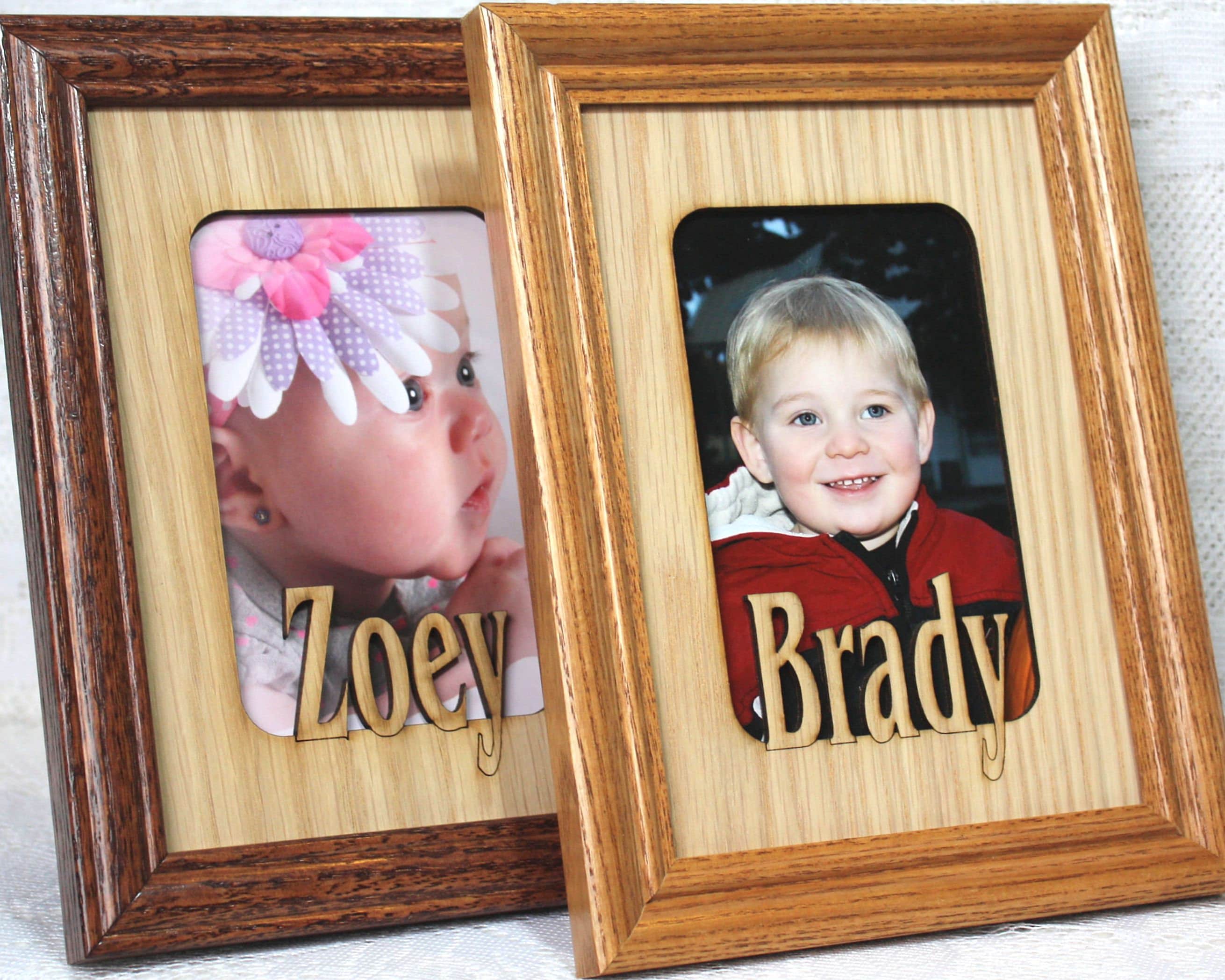 Personalized Name Frame 5x7 | Custom Engraved Picture Frame | Perfect ...
