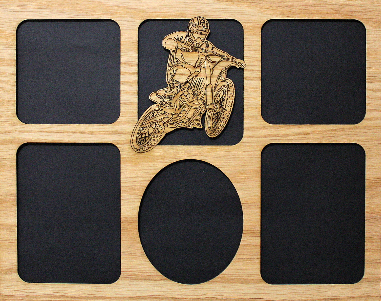 11x14 Dirt Bike-Motocross Wood Photo-Picture Mat Collage Insert