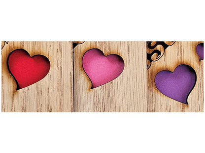 5x5 Heart Shaped Name Frame - Holds 4x4(4x6) photo - Personalized Picture Frames - Mother's Day - Valentines Day - Gift for Grandparents