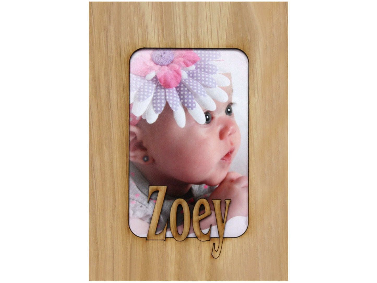 5x7 Name Frame | Personalized Picture Frames 5x7 Mats Inserts Custom Picture Frames | holds 3 1/2 x 5 or 4x6 photos | Gifts for Mothers Day