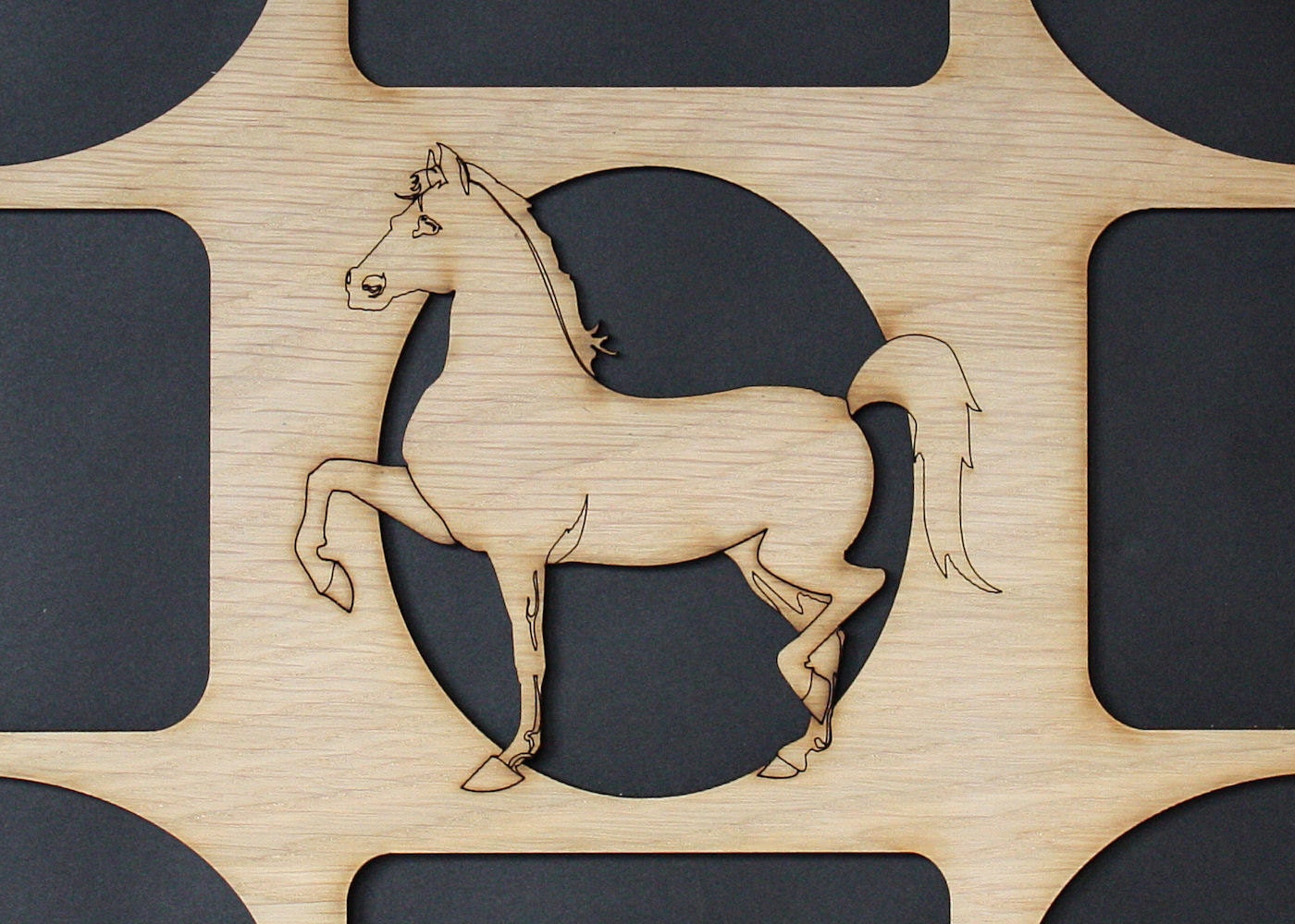 11x14 Horse Wood Photo-Picture Mat Collage Insert