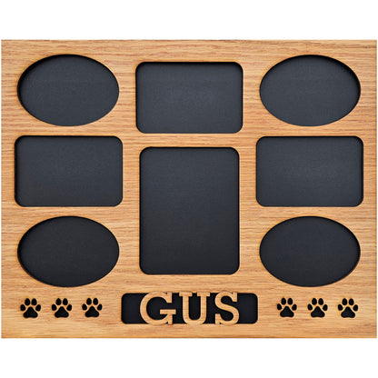 11x14 Dog Picture Frame Personalized with Dog's Name - Dog Name Frame - Dog Paws - Dog Photo Frame - Pet Gift - Pet Memorial - Pet Frame