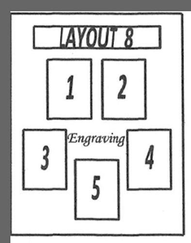 1 to 5 Grandkids Names Mat Insert (ONLY) for 11x14 Picture Frame - Gifts for Grandparents Grandchildren Personalized Customized